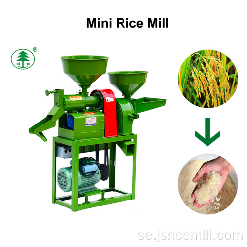 Ny Mini Rice Mill Machine Pris